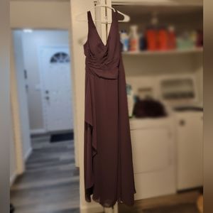 Azazie Plum Bridesmaid Dress Size 18